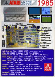 Ficha: Atari 65XE (1985)