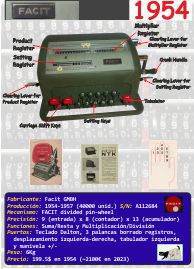 Ficha: Facit NTK (1954)