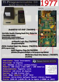 Ficha: TI-59 (PC-100A) (1977)
