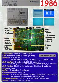 Ficha: Thomson MO6 (1986)