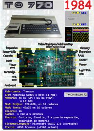 Ficha: Thomson TO7/70 (1984)