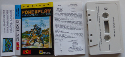 POWERPLAY THE GAME OF THE GODS (Amstrad CPC)(1989)