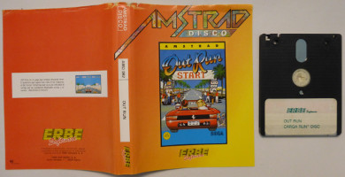 OUT RUN (Amstrad CPC)(1987)