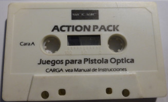 SINCLAIR ACTION PACK: JUEGOS PARA PISTOLA ÓPTICA (Spectrum)(1989)